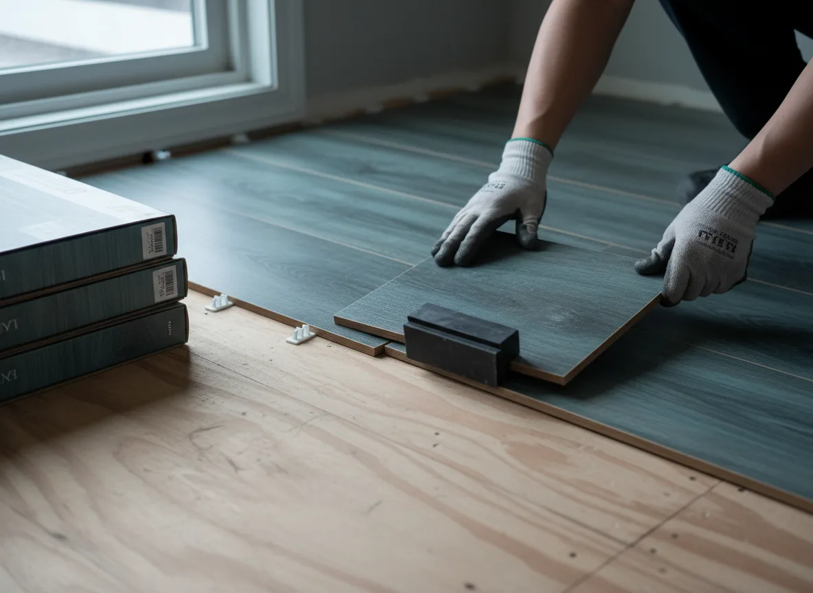 Luxury Vinyl Plank Installation company in Tappen, ND